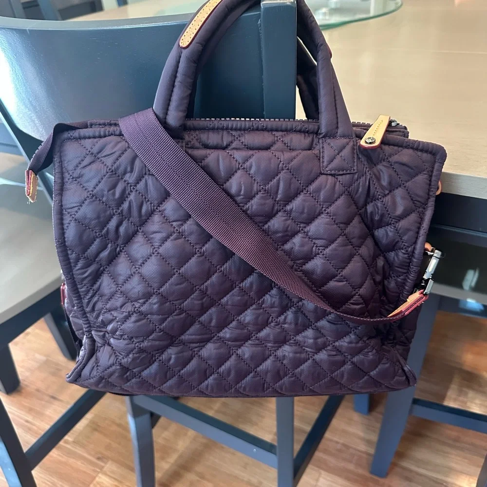 MZW Box Tote in Raisin - Picture 3 of 7